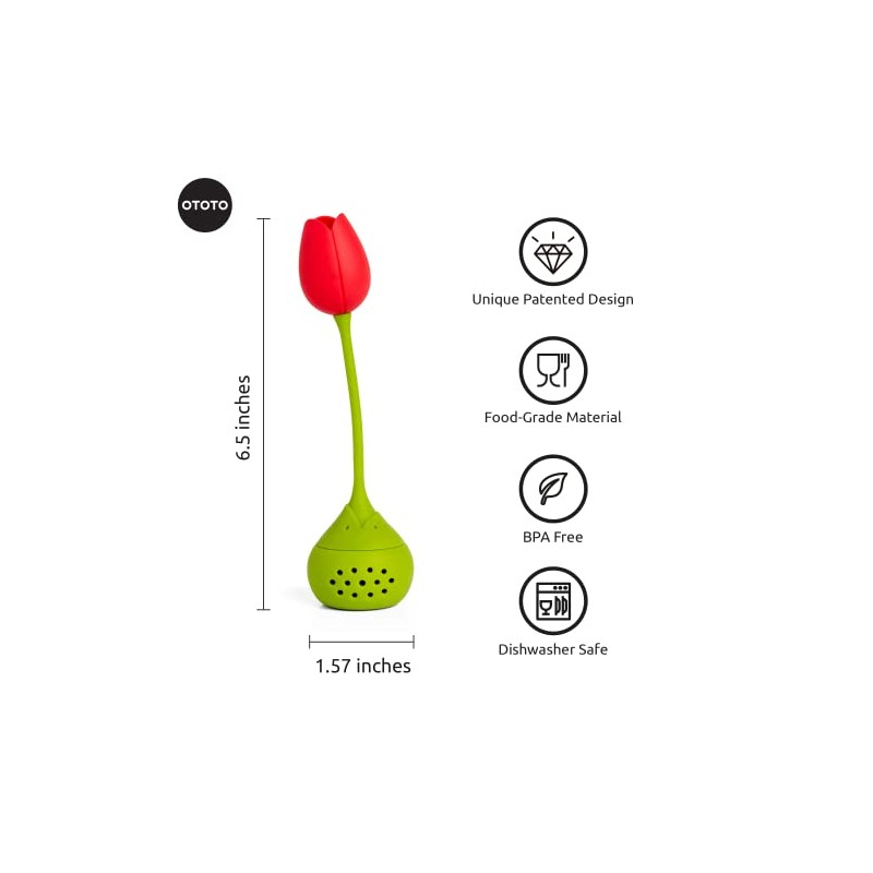 OTOTO - Infusor/filtro de té, tulipán (OT899)