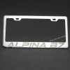 PS-AUTO Mirror Polished Stainless Steel Laser Engraved License Plate Frame