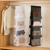 Bag Storage, Hanging Storage, Bag, Storage, 4 Tiers (White)