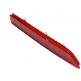 DAT AUTO PARTS Rear Left Driver Side Back Bumper Cover Reflector Lamp Marker Signal Light Insert Replacement For Nissan 2015-2024 Murano 2018-2025 Leaf 2020-2023 Sentra Red Plastic Lens NI1184103