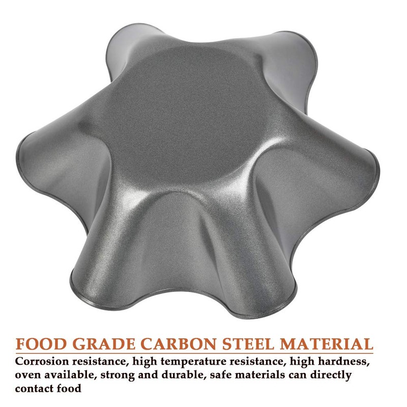 FOCCTS 6 Pack Taco Salad Shell Mold, Non-Stick Taco Bowl