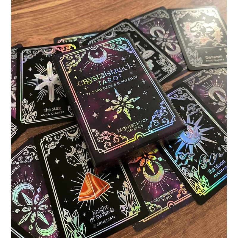 Crystalstruck Tarot: Limited Silver or Gold Holographic Edition - Color: