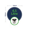 Easy Liners Round 4.5 Litre Bain Marie Liners - 100