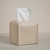 OLETHA Square Tissue Box Cover - Aesthetic Desk Decor for
