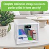 EZY DOSE Medication Lockbox, Secure Storage for Medication and Vitamins,