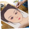 TEHAUX Reusable Face Makeup Practice Board Face Painting Mold for