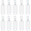 WEDO 262813400 Key Ring for Labelling, White, Pack of 100,
