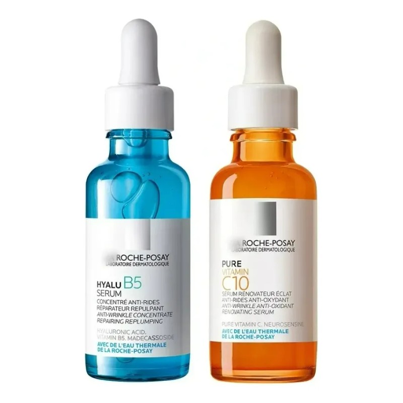 Kit Anti-edad Hyalu B5 + Pure Vitamin C10+retinol B3+melab3