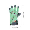 Mipcase 1 Pair Breathable Gardening Gloves Puncture and Comfortable Resistant