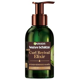 Garnier Veri tesori Curl Revival Elixir Intensivo Olio nutriente per capelli con olio di avocado e burro di karitè, 120 ml