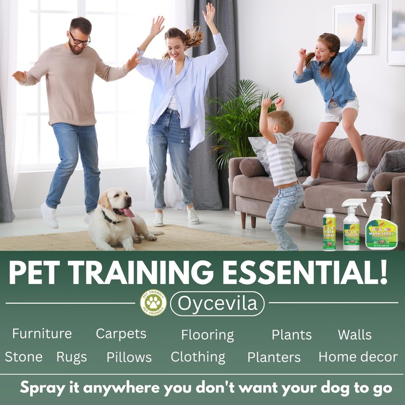 Oycevila Indoor Dog Boundary Training Spray for Marking Areas, 16