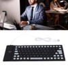 Silicone Keyboard Fully Sealed Design Lightweight Portable Silent Soft Comfortable