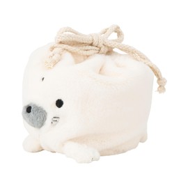 Ribuhaito 18303-12 Drawstring Marshmallow Animal Aquamie Seal (Total Length: Approx. 6.3 inches (16 cm)) Sea Life Accessory