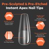 Modelones Nail Tips, 120 Pieces, Full Cover Nail Tips Set,