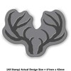 A8 'Antlers' Unmounted Rubber Stamp (RS00019529)