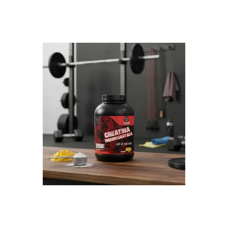 Creatina Monohidratada 1kg Strong Protein 200 Servicios