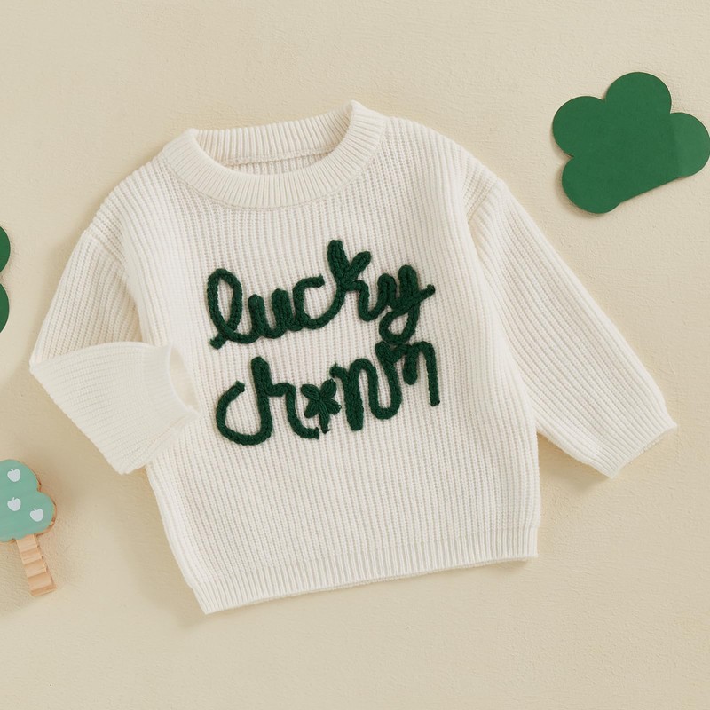 KMBANGI Toddler Baby Boy Girl St. Patrick's Day Outfit Lucky