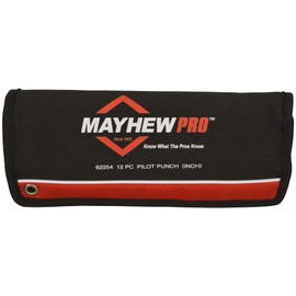 Mayhew 62254 Pro Pilot Punch Kit, 12-Piece