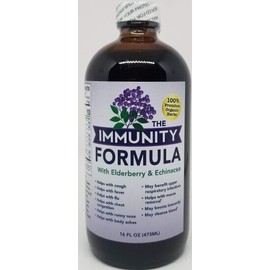 Natural herbal labs Immunity Formula With Elderberry, Echinacea, Mullein By Natural Herbal Lab-16oz