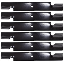 6PK Oregon Mower Blades Replacement for 61" Stander 91-628 Scag 481708 481712 482879 48111, Bobcat 42180B Giant Vac 0788 Lastec P-128, Lesco 50170, Ferris 5020842, Wright 71440003