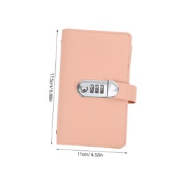 Operitacx Budget Saving Book with Lock Financial Goals Planner Binder Money Saving Organizer for Cash Management 50 Pages 100 Sides Color Ideal for Savings