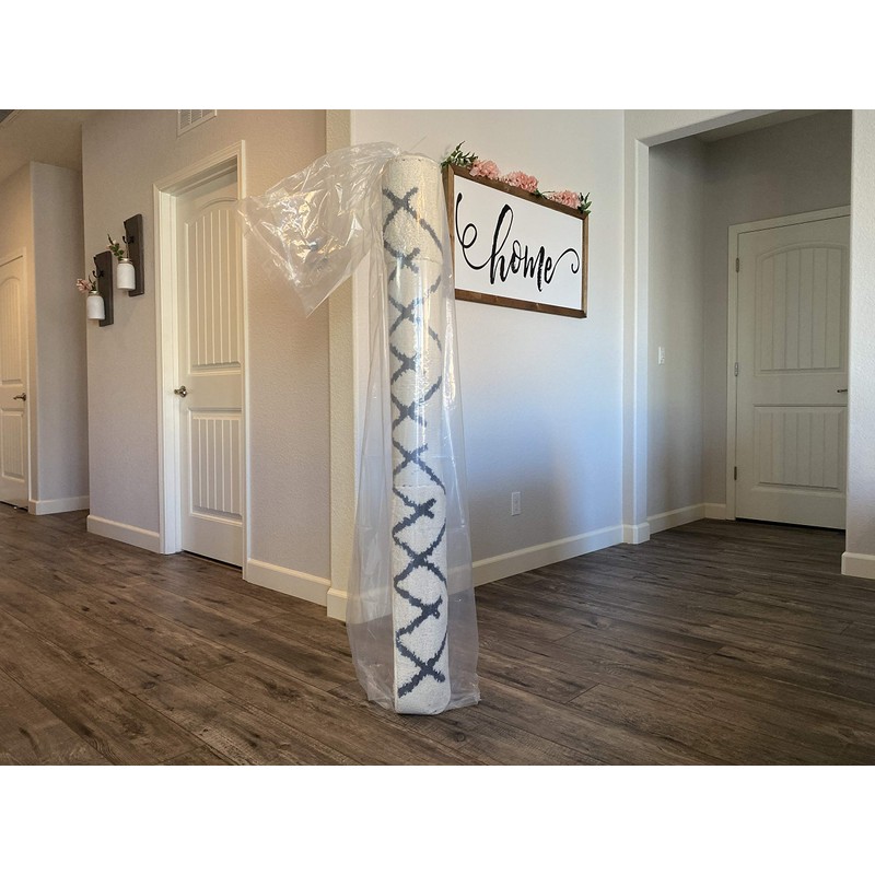 Rug Storage Bag and Zip Tie - with Vent Holes