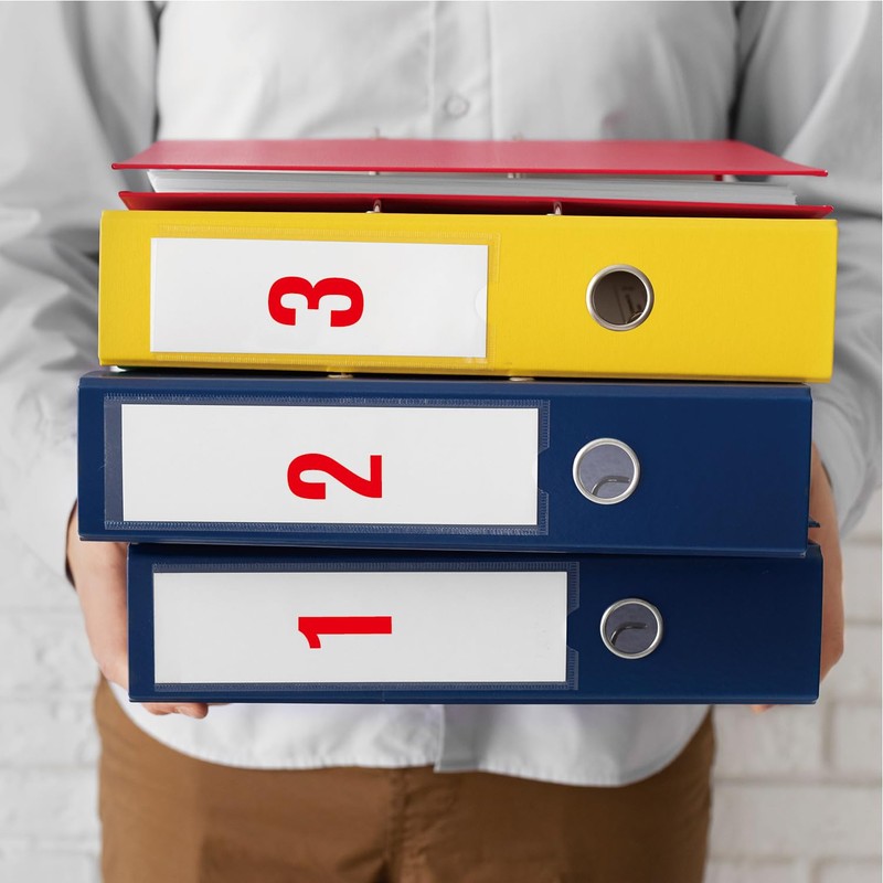 Large Number Stickers Waterproof Number Stickers Large (White, 1 Inch,