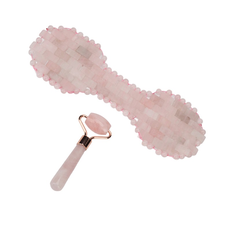 2pcs Jadestone Eye Pad Roller Set Reduce Dark Circles Promote