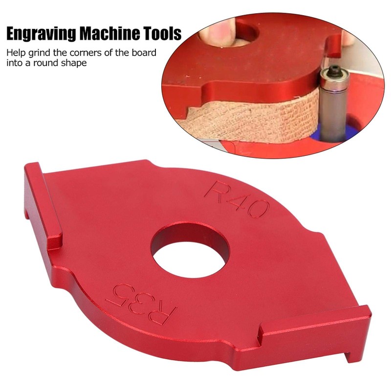 Radius Jig Router Templates, Aluminium Alloy Rounded Corner Template for