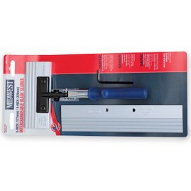 MIDWEST Seamer Set - 5 & 9 Inch Straight Sheet Metal Bender Set with Aluminum Blades & KUSH'N-POWER Comfort Grip Handle - MW-S59