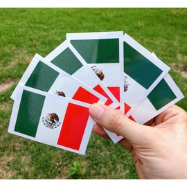 8 Large Mexico Flag Tattoos: Mexican World Cup Party Favors