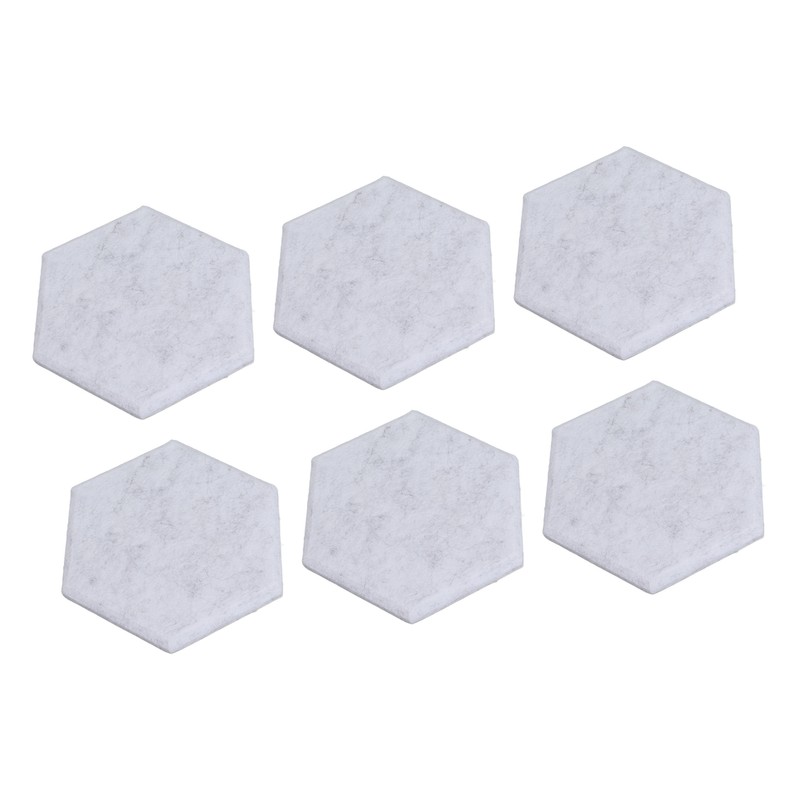 12PCS Hexagon Acoustic Panels High Density Sound Absorbing Panels Sound