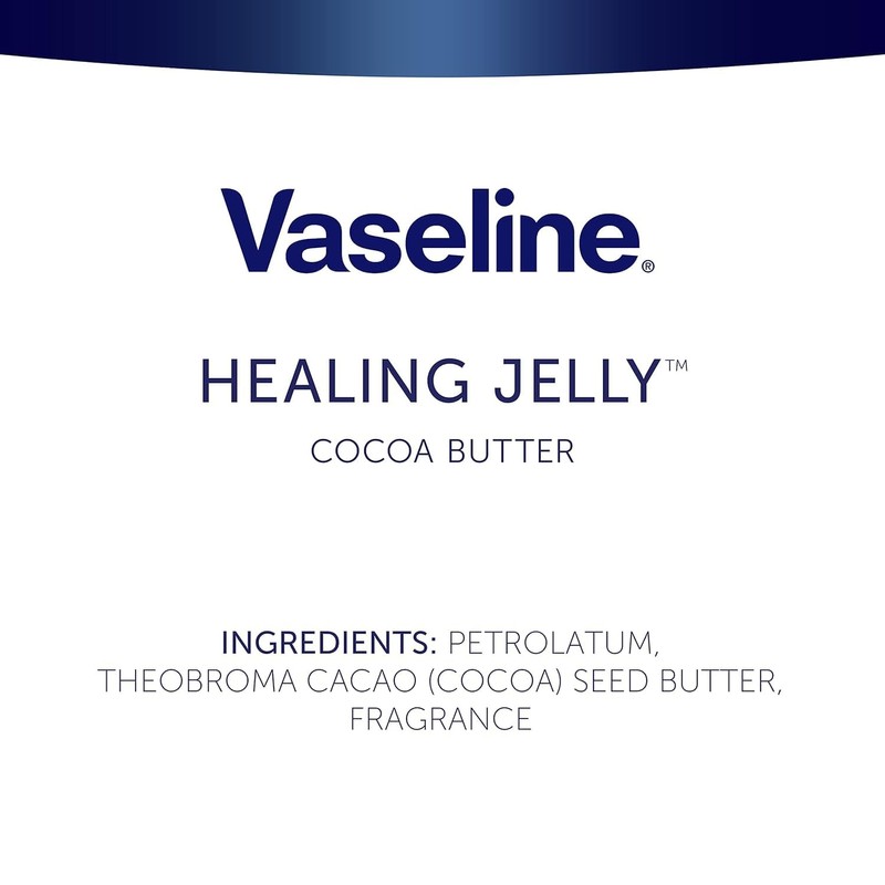 Vaseline Cocoa Butter Healing Jelly Variety Pack, 2 Sizes (7.5