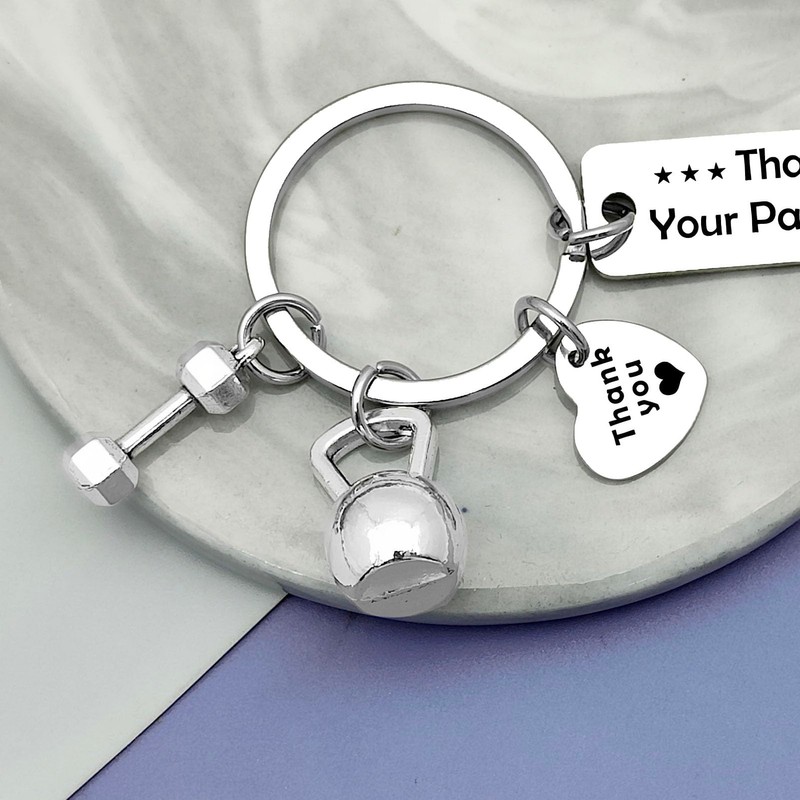 Fitness Instructor Thank You Gift Fitness Keychain Fitness Lovers Gift