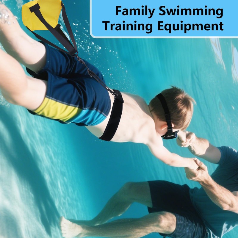 Swimming Parachute Resistance Training Equipment, Stationary Swim Belts Resistance Set