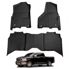 High Quality Anti Dust Anti-slip Rubber Fancy All Season All Vehicles Tpe Floor Mat 2019-2024 Dodge Ram 1500 Classic Crew CabPosition: This item has CROVECO logo. Do not buy if you mind, Size: 70*13*43, Color: 2013-2018 Dodge Ram 1500/2500/3500 Crew Cab