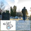 Sterling Silver Urn Ring for Ashes: 925 Parents Ash Memorial