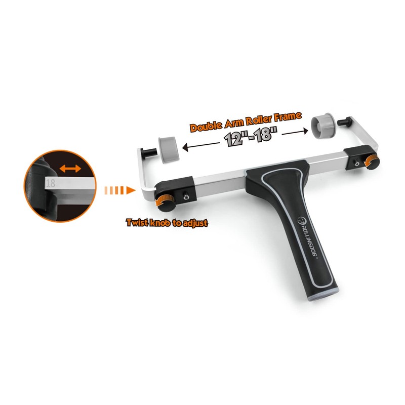 ROLLINGDOG 18 Inch Paint Roller - 18 Roller Frame,18 Paint