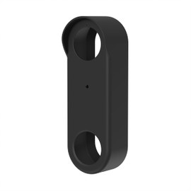 Gusfeliz Silicone Skin Case Cover Compatible to Arlo Doorbell AVD1001-100NAS - UV & Weather Rain Protection, Black