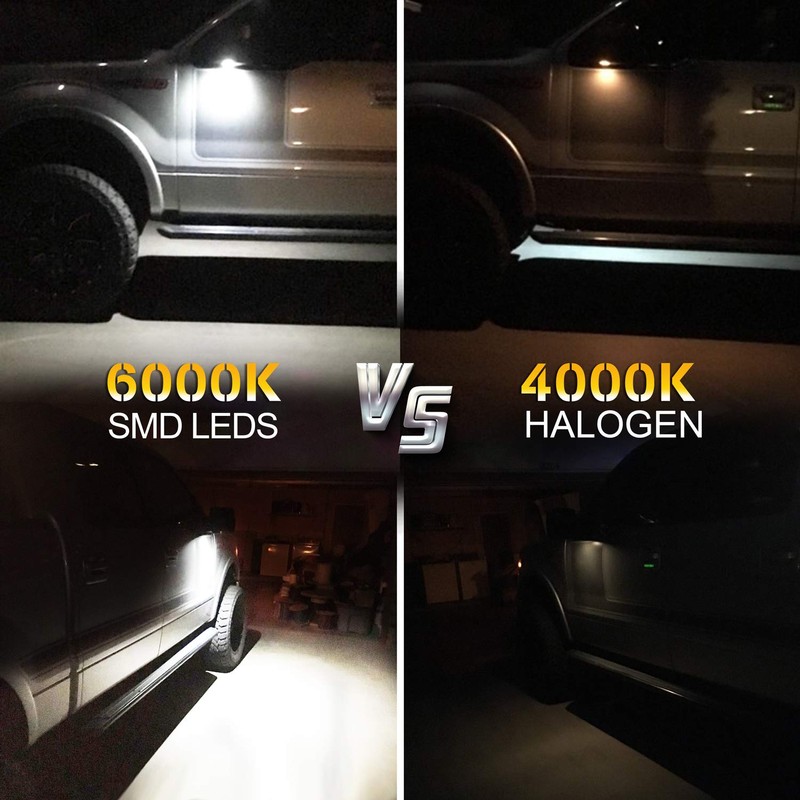 RUXIFEY Side Mirror Puddle Light LED Lamp Compatible with Ford