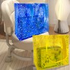 TotePrint 1PCS Clear Printed Star Beach HandBag Versatile Waterproof,Embossed Star