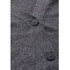 Cecil Women's Cardigan with Button Placket, Charcoal Grey Melange
