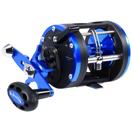 Sougayilang Trolling Reel, Smooth Powerful Boat Fishing Ocean Reel, Saltwater Level Wind Reels for Catfish, Musky, Sea Bass, Salmon-B40R
