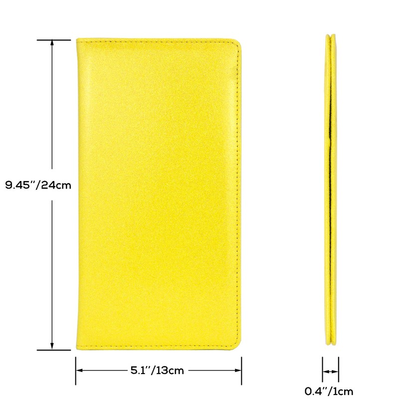 Srandme Car Registration and Insurance Holder, Leather Magnetic Shut Vehicle