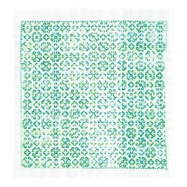 Olympus Thread Hitomezashi Sashiko Hana Fukin Marguerite Printed Fabric Embroidery Kit