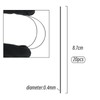 ECSiNG Pack of 20 0.4 mm Hearing Amplifier Cleaning Needle