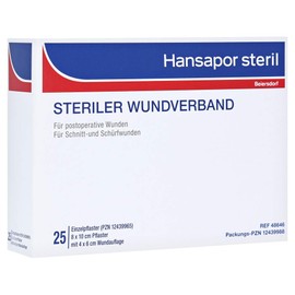 Hansapor Sterile Wound Dressing 8 x 10 cm Pack of 25