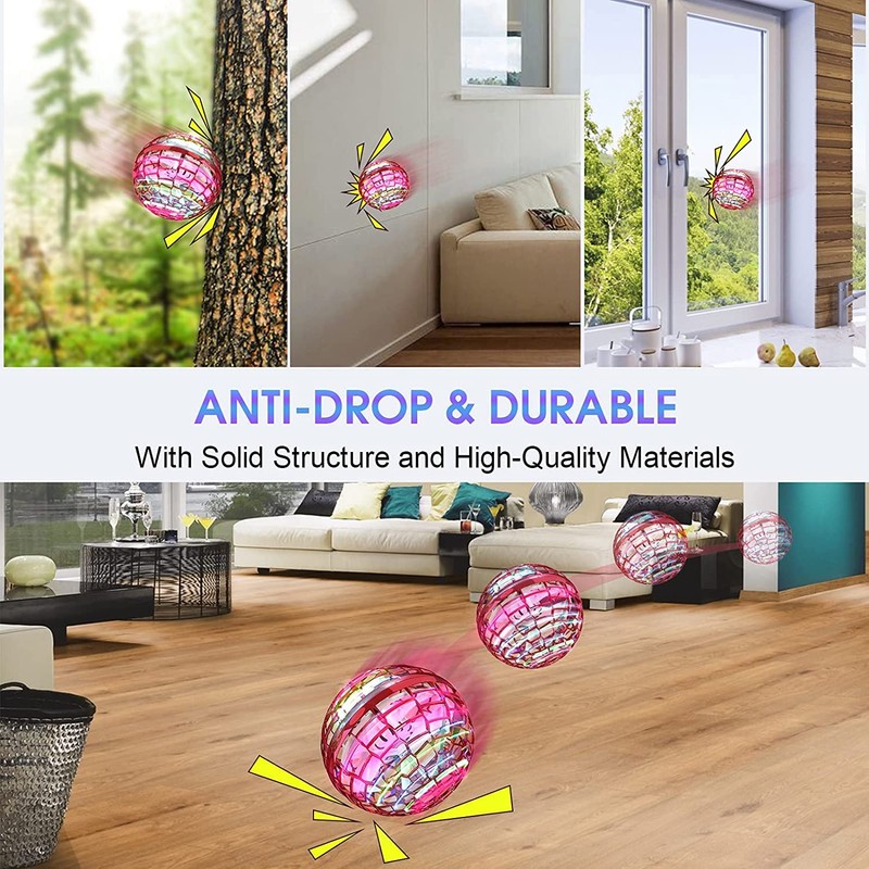 ATHLERIA Pro Hand Operated Mini Drone for Kids Teens,Led Light