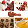 Small Wooden Spoons 4 PCS 3 inches Wood Spice Spoon