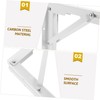 FUNOMOCYA Heavy Duty Metal Floating Shelf Brackets Sturdy Support for